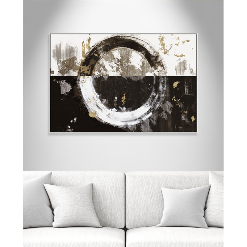«Evoke II Print» par Tom Reeves, H 17,5 po x l 21,5 po, Espresso