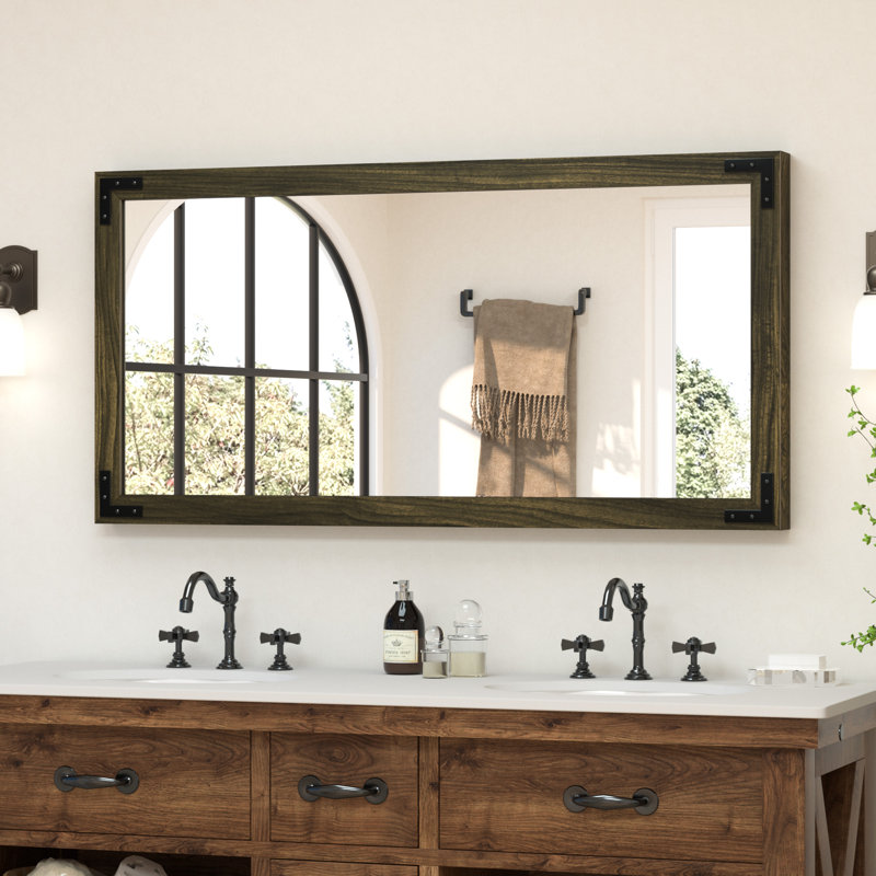 Miroir Gwenneth, 30 po x 40 po, Noir
