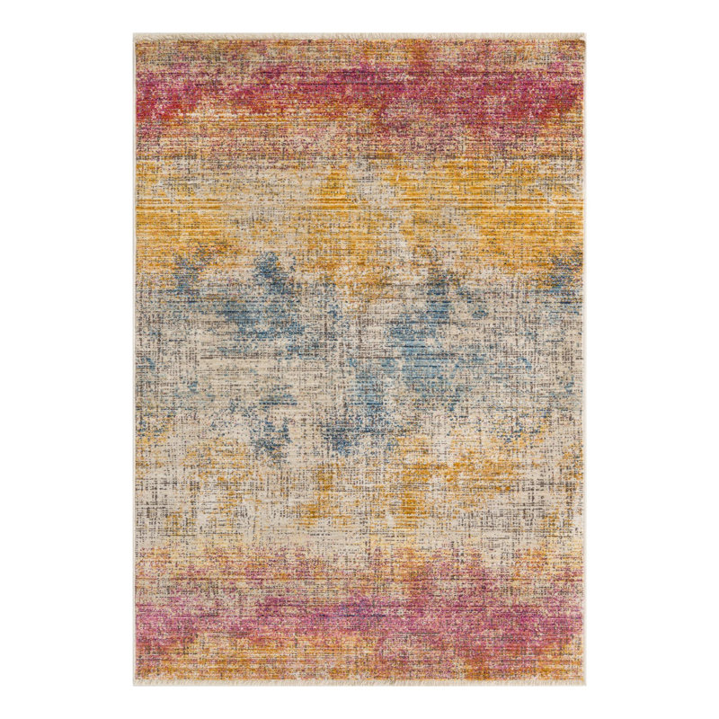 Laquin Abstract Indoor Rug, Rectangle 4' x 5'10"