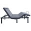 Grand lit réglable Carpon gris et noir-1075233346