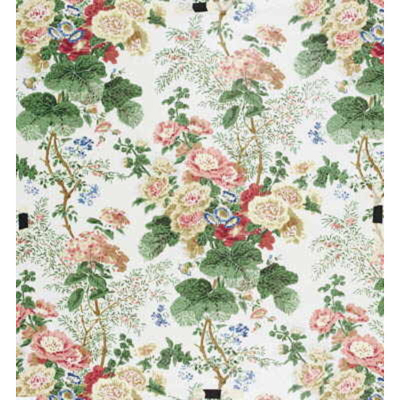 Hollyhock Hdb - White/Coral Fabric