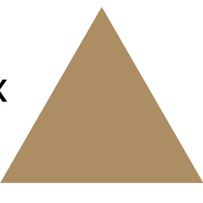 Décalcomanie murale motif triangle