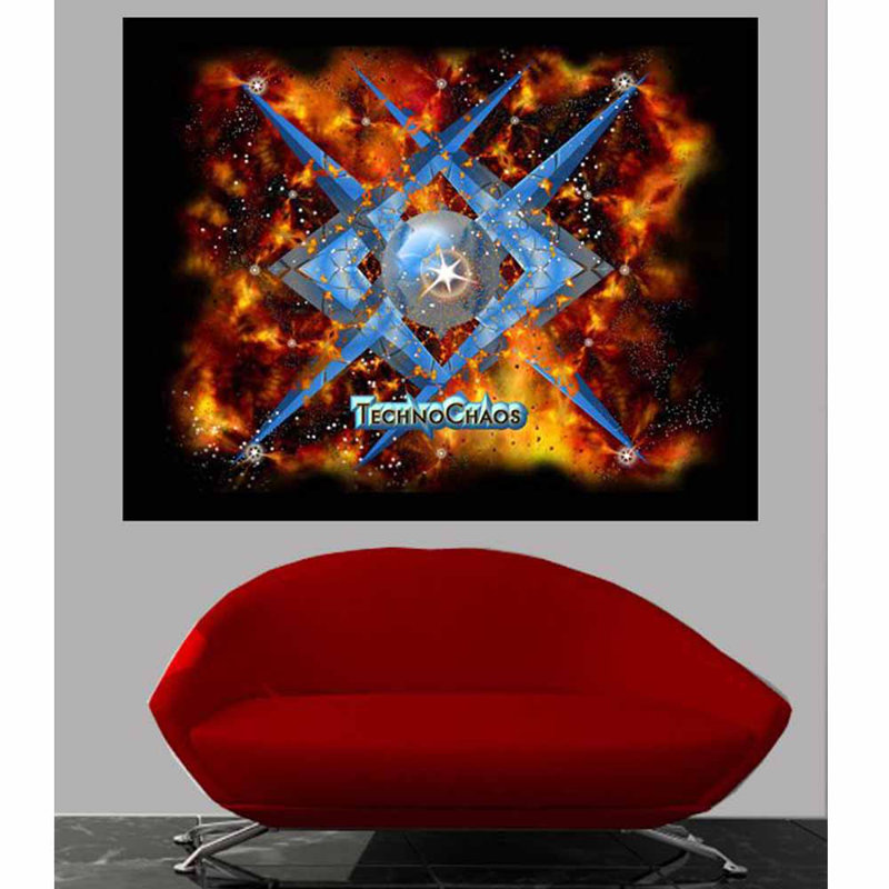 Non-Wall Damaging Wall Decal, 28.5" H x 36" W