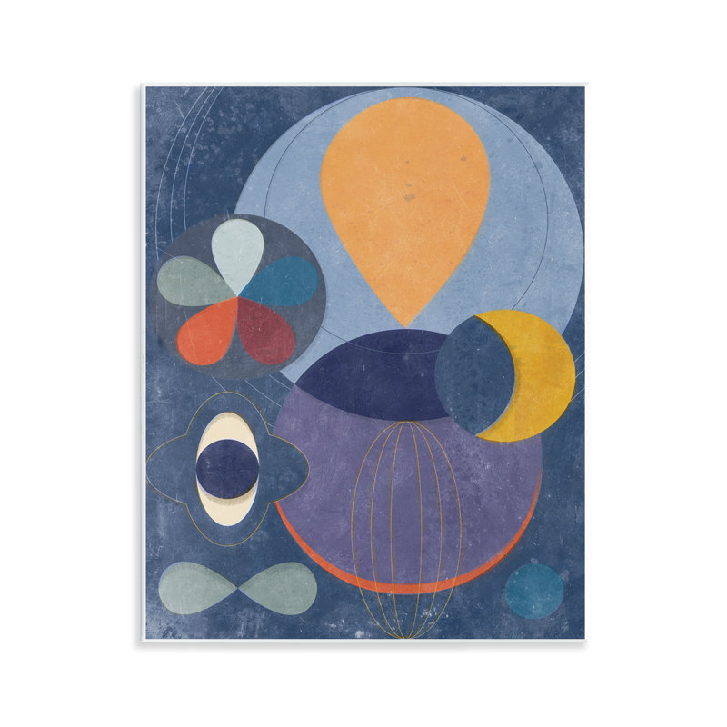 «Blue Retro Collage» par Victoria Barnes
