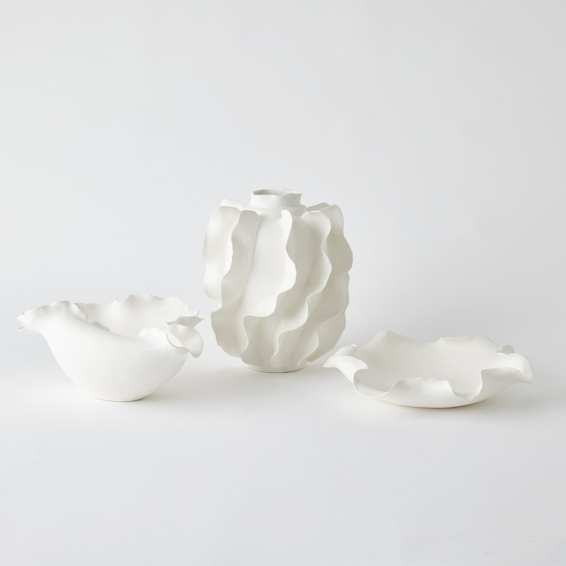 Vase Folios - blanc mat