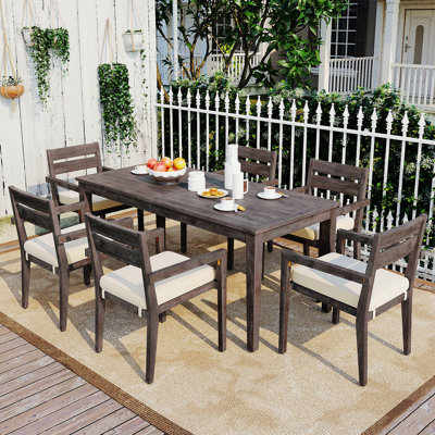 Patio Dining Set, Outdoor Dining Table And Chairs For Patio, Balcony And Backyard