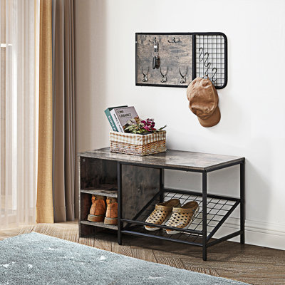 Banc de rangement pour chaussures