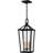 Robil 3-Light Matte Black Outdoor Hanging Lantern