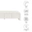 Meuble télé cannelé 68 po Waterflute-109218589