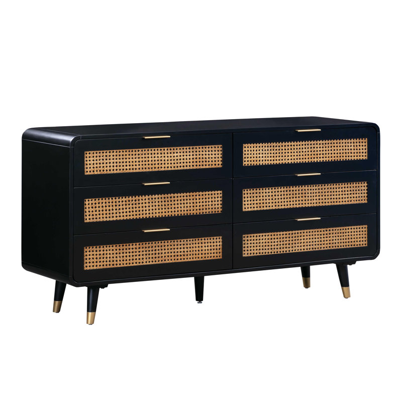 Cianciulli 6 Drawer Double Dresser