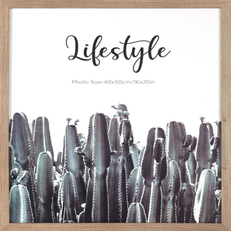Ensemble de cadre photo simple, Brun pâle, 16 po x 20 po