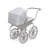 London Doll Pram - Executive Gray