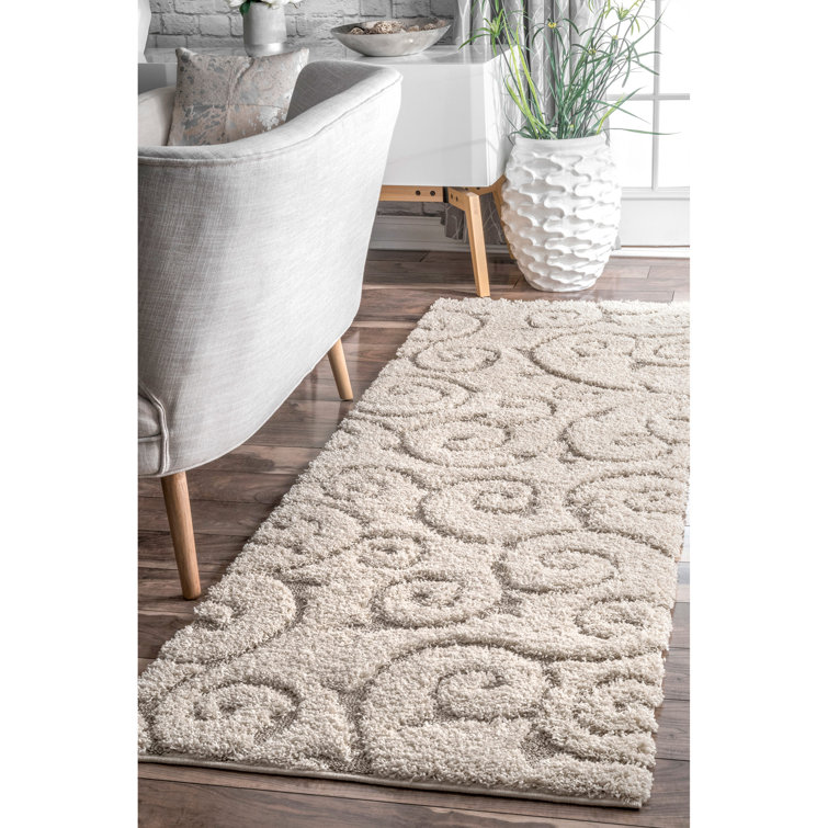 Pipers Contemporary Shag Performance Cream/Beige Rug
