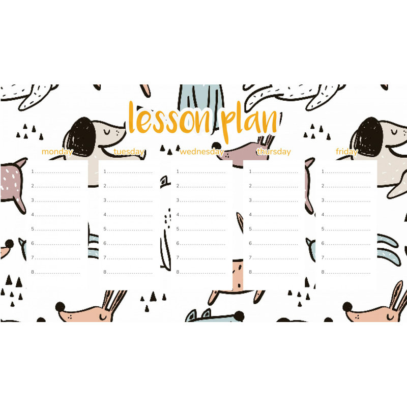 Magnetic Lesson Plan Dogs on a Walk
