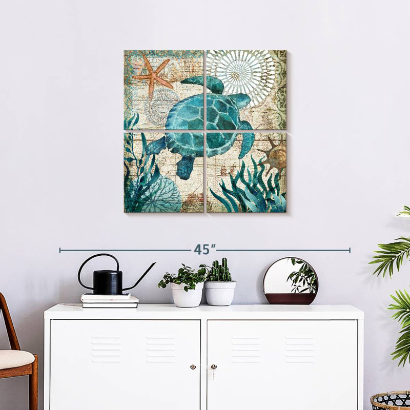 Brampt Monterey Bay Turtle, 26" H x 26" W