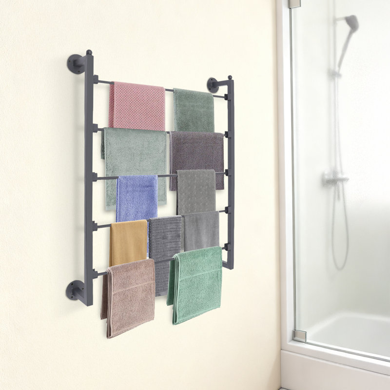 Porte-foulard mural Akiyoshi, Noir