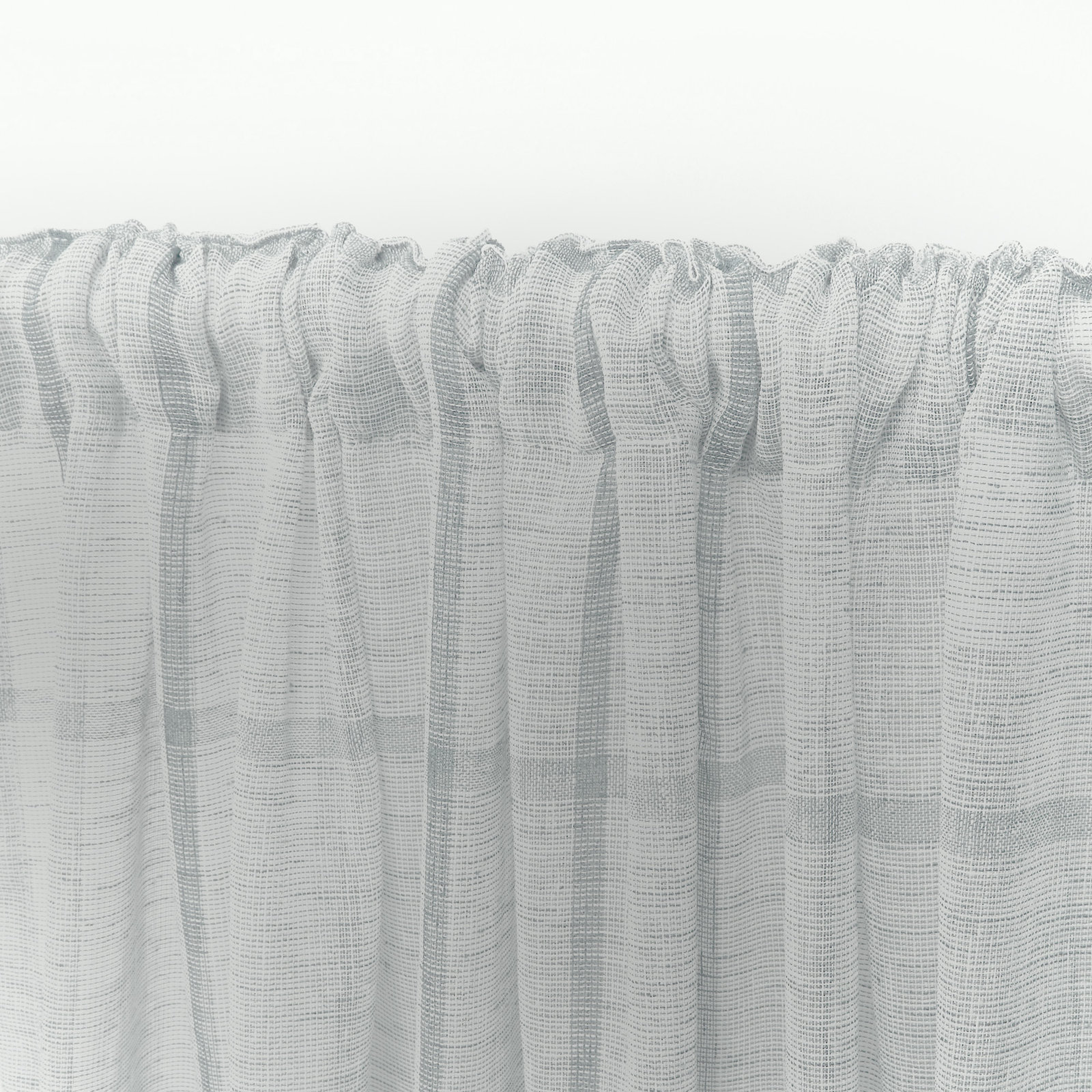 Lauren Ralph Lauren Rubin Sheer Curtain Panel, Gray, 54" x 108"