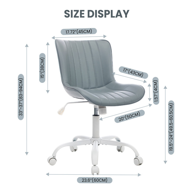 Office Chair, Gray, Grey