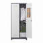 Metal Lockers, Cleaning Tool Cabinets With Locking Doors, High Broom Tool Storage Cabinets, Adjustable Shelves, Large Cabinets For Kitchens, Offices, Shops.(72")