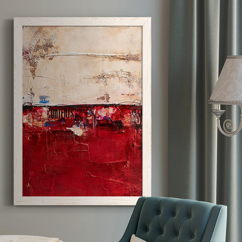 «Cedro», reproduction encadrée sur toile, Blanc, H 37,5 po x l 27,5 po x P 1 po