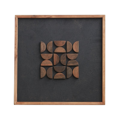Encadré sur bois