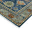 Tapis oriental noué à la main en bleu / gris-84891981