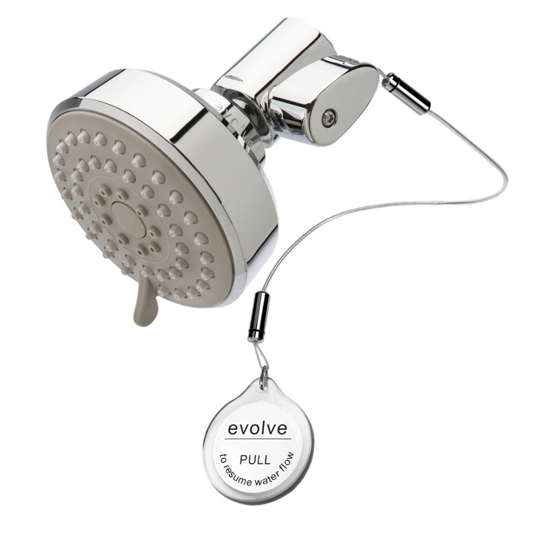 Pulse Chrome Multifunction Wall Mounted Shower Head