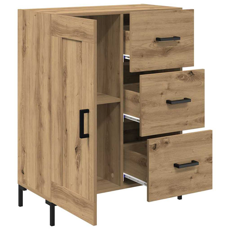 Rectangle Sideboard Accent Chest, Artisan Oak