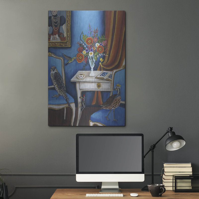«Bird House» par Catherine A Nolin, H 36 po x l 24 po