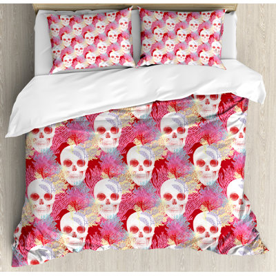 Coral Duvet Cover
