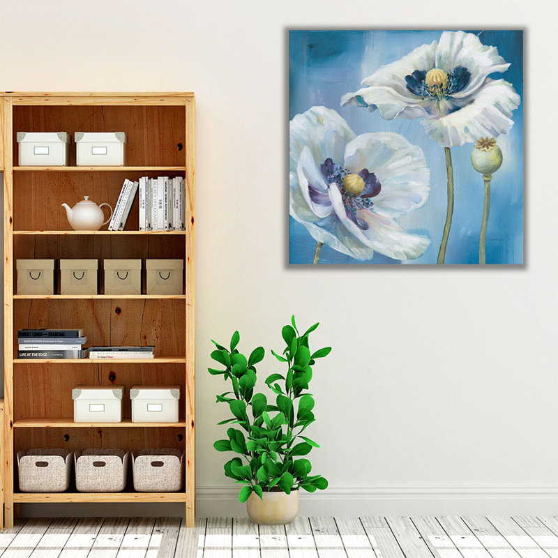 «Blue Dance II», reproduction d'art sur toile, H 12 po x l 12 po