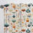 Scandinavian Midcentury Delight I - Mid-Century Velvet Curtain - Room Darkening - 1 Panel-107575909