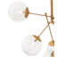 Lustre linéaire moderne Spoutnik à 10 lumières Bola