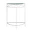 Console-canapé étroite, chambre de salon avec vestibule décoratif, verre trempé transparent