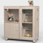 Cage à hamster avec armoire de rangement et fenêtres en acrylique - pour petits animaux domestiques-1310306945