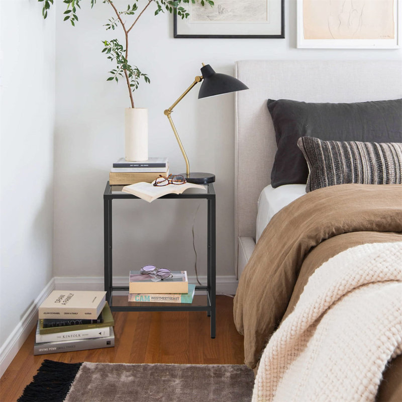 Clorinda End Table, Black