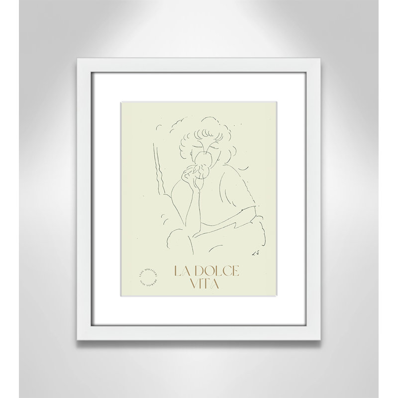 «La Dolce Vita» par Permild & Rosengreen x Léon Spilliaert, H 15 po x l 13 po x P 1,25 po