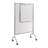 Impromptu Full Collaboration Screen Mobile Magnetic Whiteboard, 6' H x 4' W-29984807