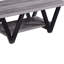 Table basse à pieds noirs et gris