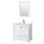 Ensemble de meuble-lavabo simple 36 "avec miroir Deborah-97694239-97694131-97694137
