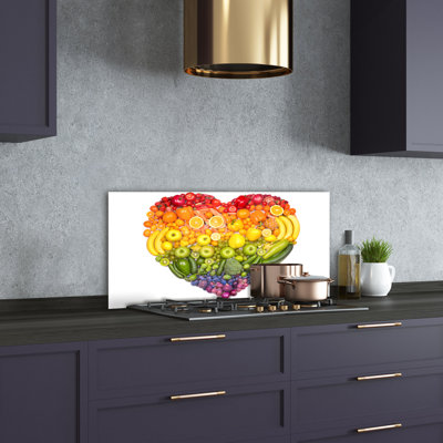 50cm W x 100cm L Glass Peel and Stick Panel