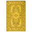 Overdyed Hand-Knotted Wool Modern-Contemporary Yellow Area Rug 2' 8" x 4' 3"