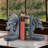 Gray Friar Dragon Statue Bookends
