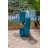 Vessel Cascading Floor Fountain - Blue-632617954