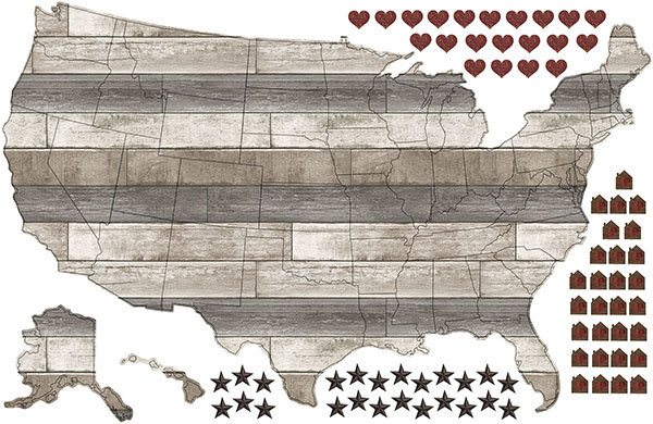 Geography Wall Decal