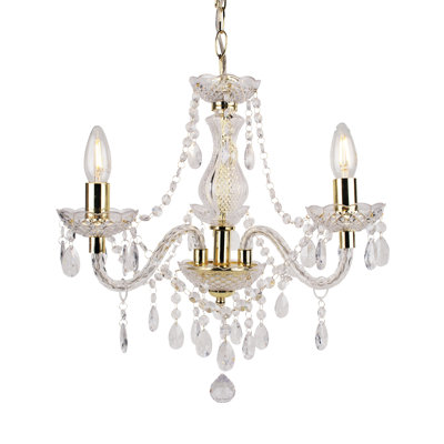 Xan 3 - Light Candle Style Chandelier