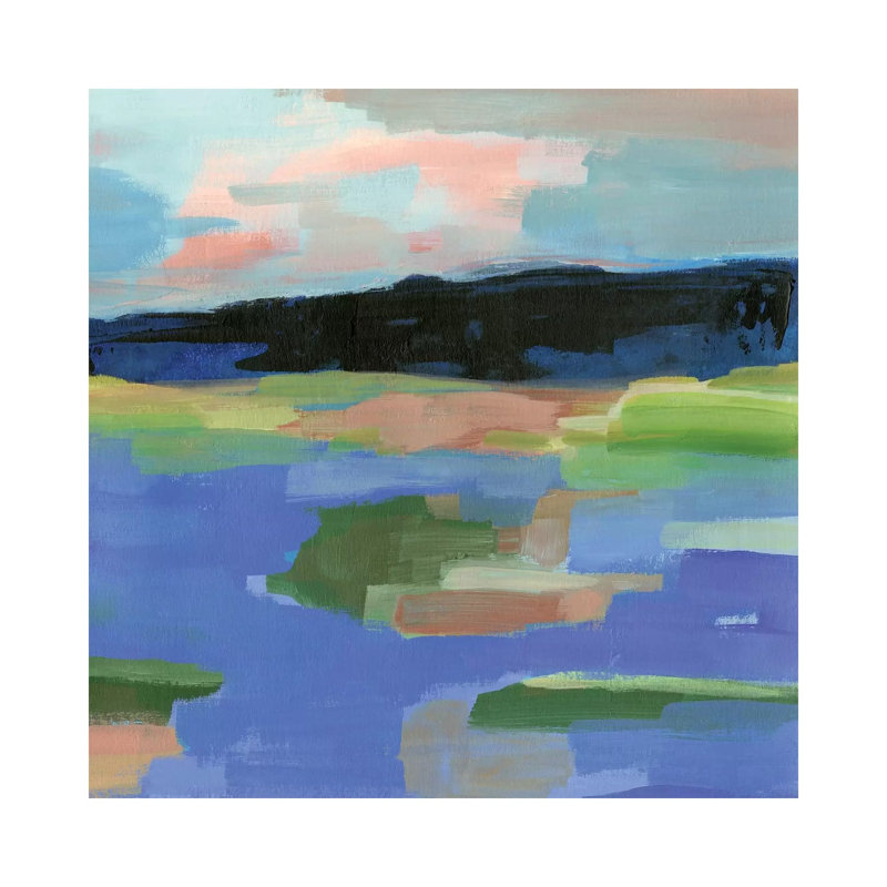 Blue Landing I by Annie Warren - Wrapped Canvas Print, 30.48 cm H x 30.48 cm W