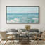 «Coastal Beach Serene Coastal Seascape Gentle Waves», reproduction sur toile-96074575-111664974