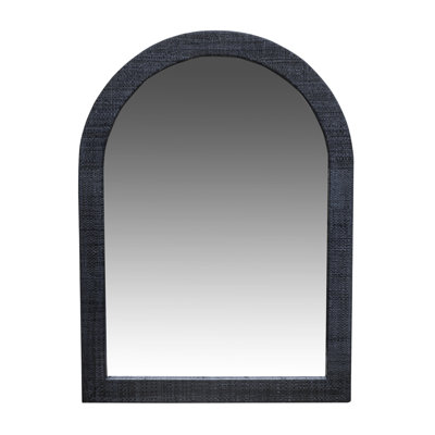Gia Arched Raffia Mirror