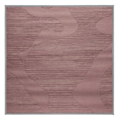 Machine Washable Abstract Brown Area Rug